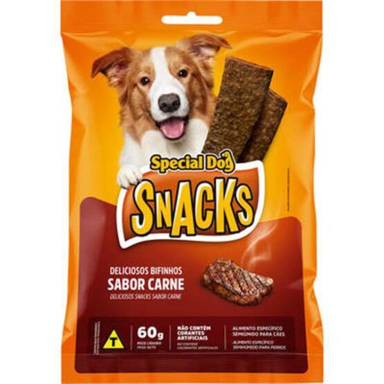Petiscos Snack Special Dog Carne para Cães 60g