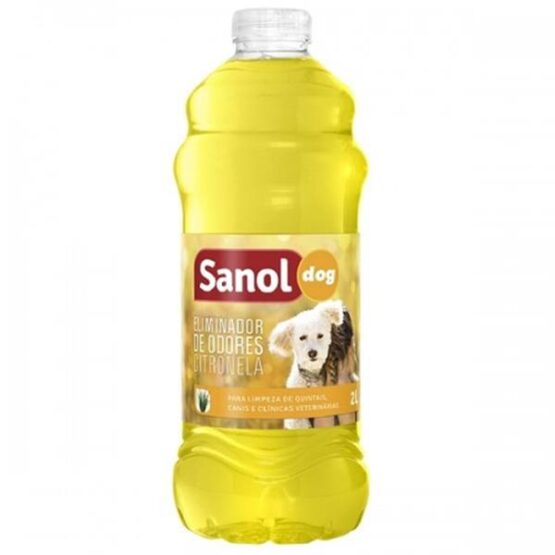 Eliminador De Odores Sanol Dog Citronela 2L