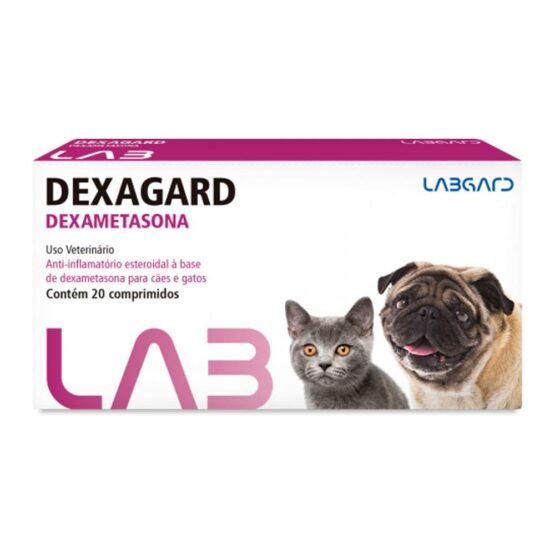 Anti-Inflamatório Oral  Dexagard para Cães e Gatos – 20 Comprimidos