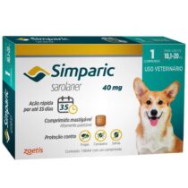 Antipulgas Simparic 40 mg para cães 10,1 a 20 kg unidade-68978625