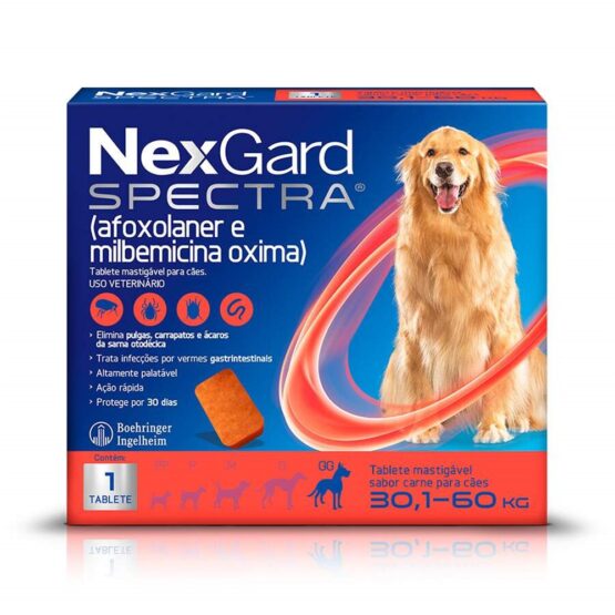 NexGard Spectra para Cães de 30,1 a 60kg