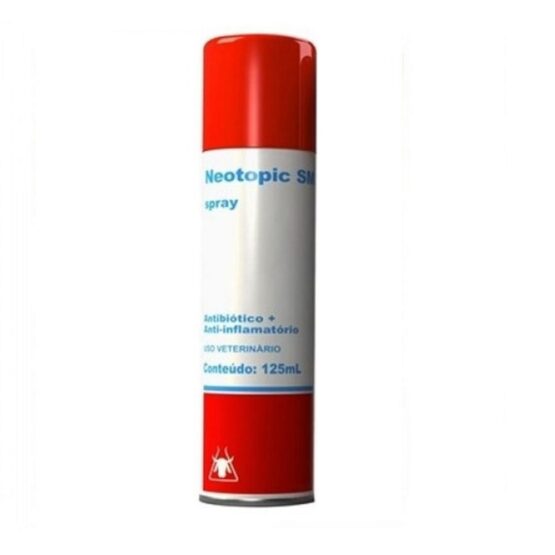 Antibiótico e Anti-inflamatório Neotopic Spray 125ml