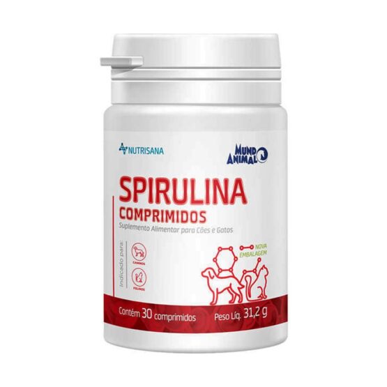 Suplemento Alimentar Spirulina Nutrisana 30 comprimidos