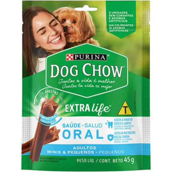 DOG CHOW extra life Oral Pequeno 45g