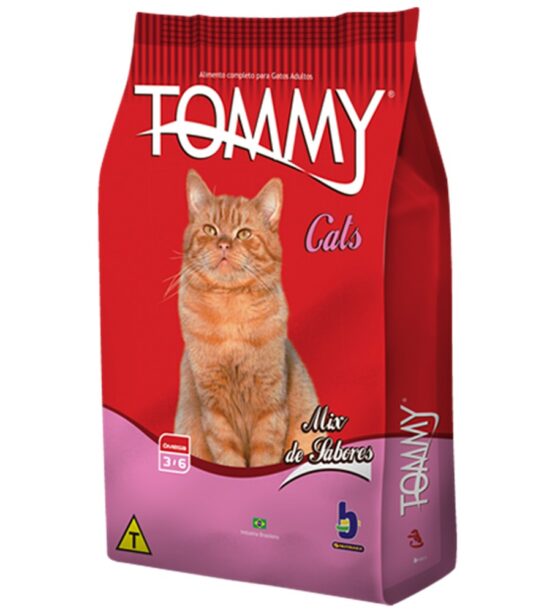 RACAO TOMMY CATS MIX 8KG