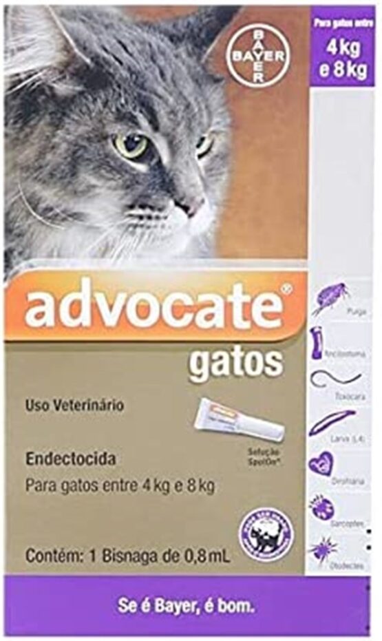 ADVOCATE CAT  0,8 ML DE 4 A 8 KG