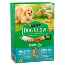 Biscoito Dog Chow para Cães Filhotes Sabor Frango e Leite - 300g-568442643