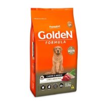 Ração Golden Fórmula para Cães Adultos Sabor Carne e Arroz 15KG-824457862