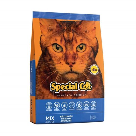 Ração Special Cat Mix Premium para Gatos Adultos 10,1kg