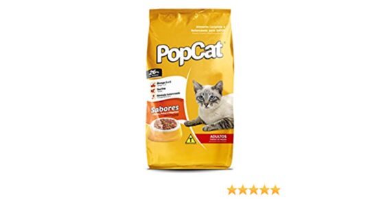 RACAO GATO POP CAT SABOR 10,1 KG