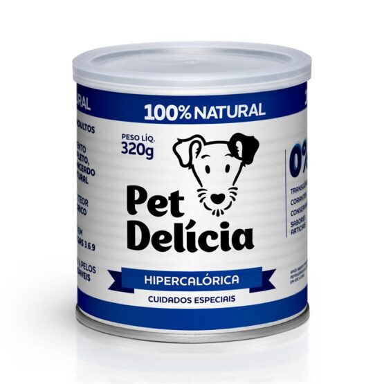 PET DELÍCIA HIPERCALÓRICA 320G CÃES ADULTOS CUIDADOS ESPECIAIS