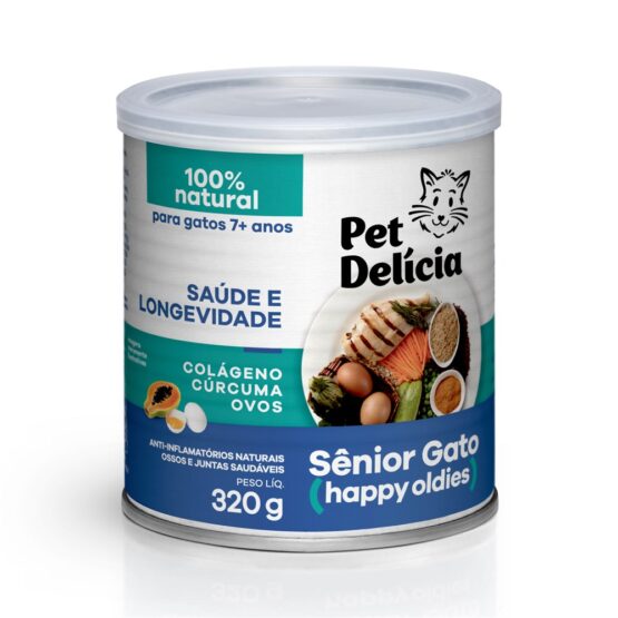 PET DELÍCIA SENIOR GATO 320G GATOS ADULTOS