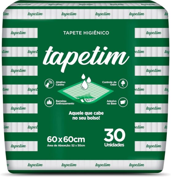 TAPETE HIG. TAPETIM 60X60CM – 30UN