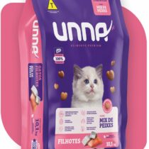 Ração para gatos filhores  Unna mix peixes  10,1kg-1352173283