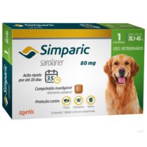 Antipulgas Simparic 80 mg para cães 20,1 a 40 kg unidade-1508417717