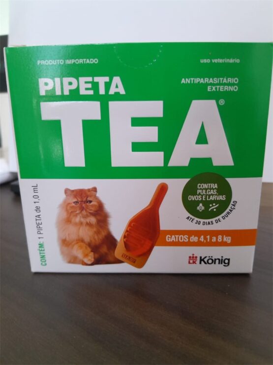KONIG TEA PIPETA GATOS 4,1KG ATE 8KG