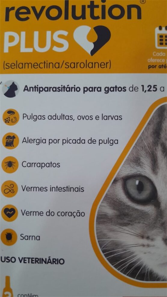 REVOLUTION PLUS 0.25ML – ATE 2,5KG PIPETA