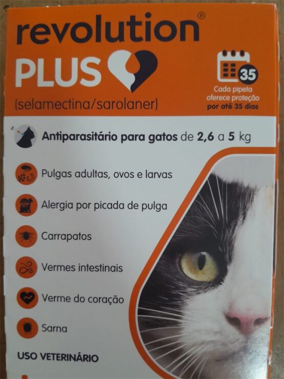 REVOLUTION PLUS 0.50ML CX 03 – 2,6 A 5KG PIPETA