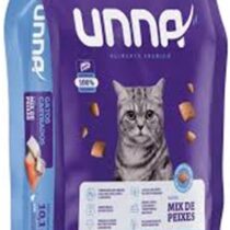 Ração para gatos castrados  Unna mix de peixes 10,1kg-569394016