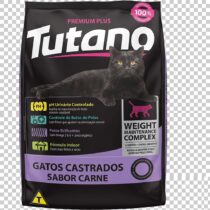 Ração tutano para gatos castrados- carne 3kg-958066627