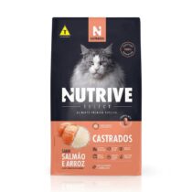 Ração Nutrive gatos castrados Salmão e arroz 2,5kg-793540320