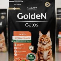 RAÇÃO GOLDEN GATOS CASTRADOS - SALMÃO-1338854665