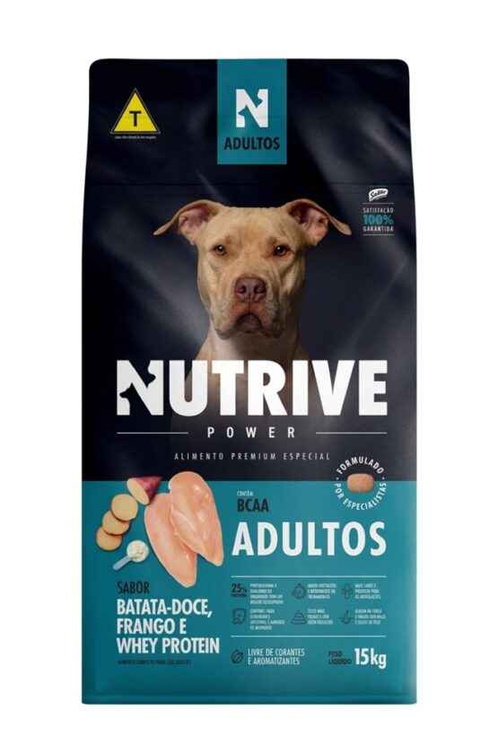 Ração para  cães adultos  nutrive Power 15kg